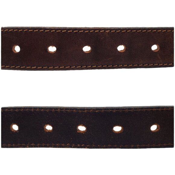 Eddie Bauer Men's Dress Casual Belt Size 48 #2130 Brown Italian Leather - Picture 12 of 16